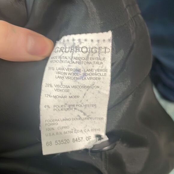 Giorgio Armani Black Pin Striped Jacket / Skirt Suit - Picture 9 of 9